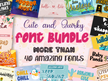 Cute & Quirky Fonts Bundle