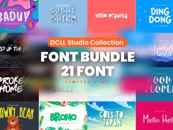 DCLL Studio Collection Font Bundle