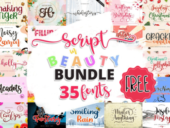 Script in Beauty Font Bundle