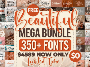 Beautiful Fonts Mega Bundle