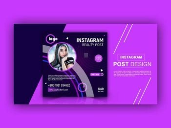 Free Social Media Post Design for Cosmetics Business Digital Marketing Download