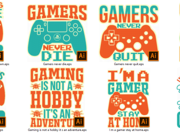 Gaming-and-Gamer-TShirt-Design-20638029-1