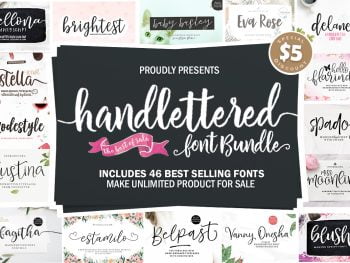 Handlettered Font Bundle