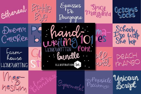 Handwriting Font Bundle