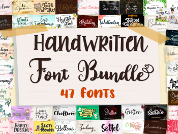 Handwritten Font Bundle