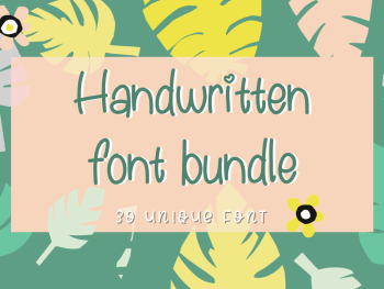 Handwritten Font Bundle