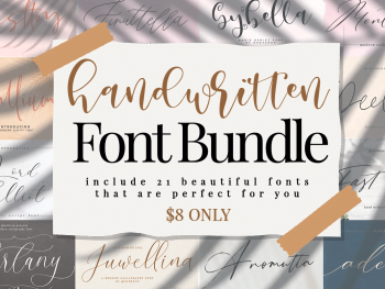 Handwritten Font Bundle