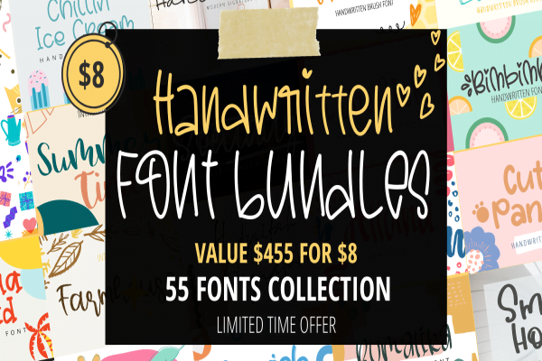 Handwritten Font Bundle