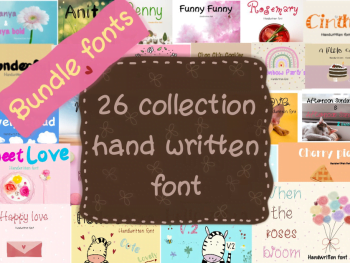 Handwritten Fonts Collection