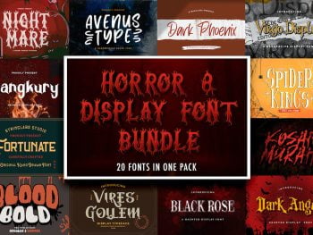 Horror & Display Font Bundle