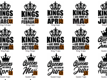 Kings and Queens T-Shirt Bundle