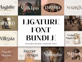 Ligature Font Bundle