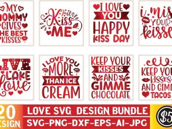 Love SVG Design Bundle