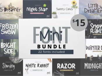 Mini Font Bundle