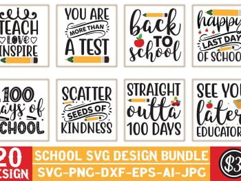 School SVG Design Bundle