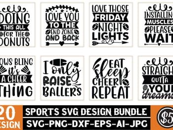 Sports SVG Design Bundle