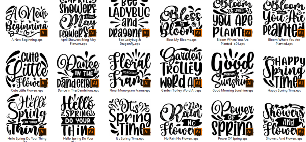 Spring SVG Design Bundle