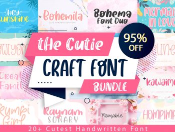 The Cutie Handwritten Font Bundle