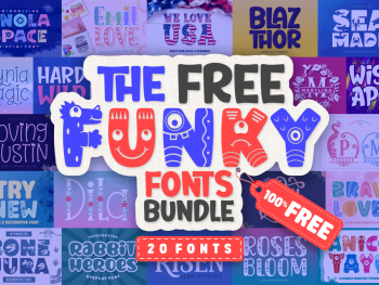 The Free Funky Fonts Bundle