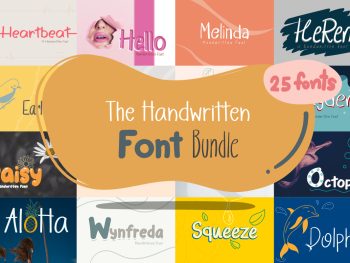 The Handwritten Font Bundle