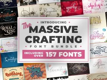 Massive Crafting Font Bundle