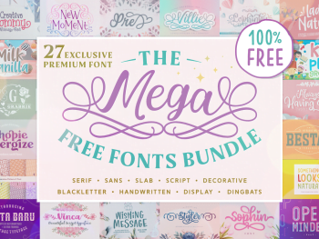 The Mega Free Fonts Bundle