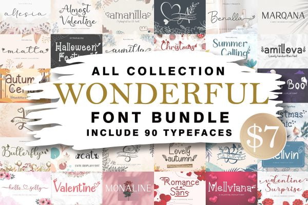 Wonderful Collection Font Bundle