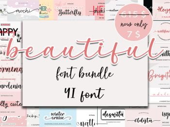 Beautiful Font Bundle