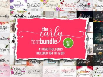 The Curly Font Bundle