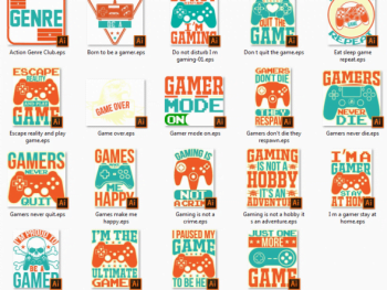 Gaming-and-Gamer-TShirt-Design