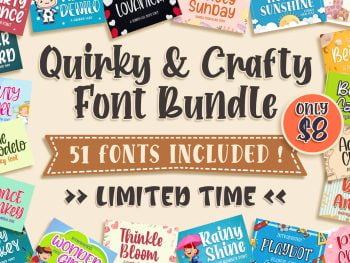 Quirky & Crafty Font Bundle