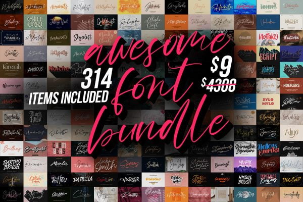 Awesome Font Bundle